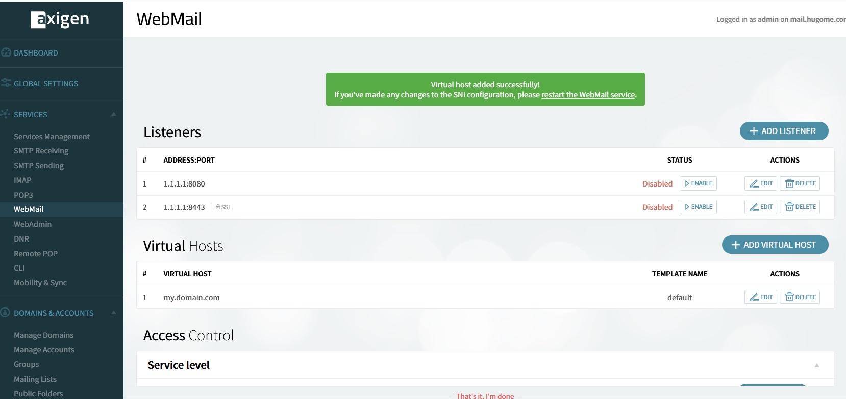 webadmin